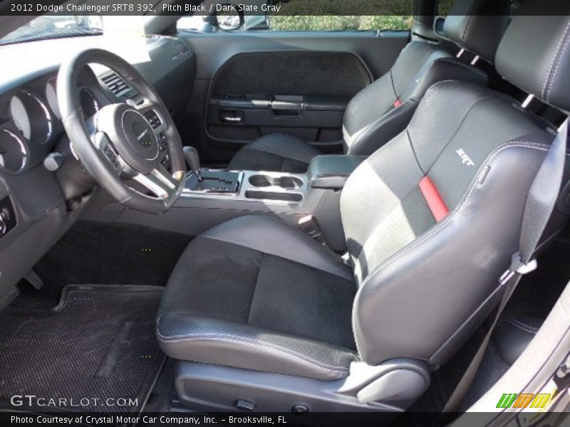 Pitch Black / Dark Slate Gray 2012 Dodge Challenger SRT8 392