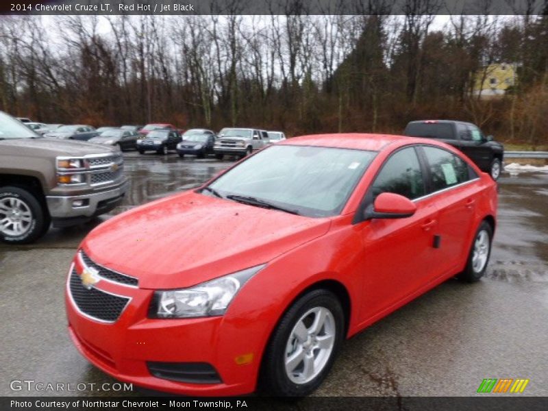 Red Hot / Jet Black 2014 Chevrolet Cruze LT