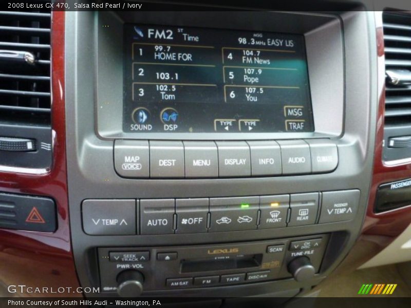 Controls of 2008 GX 470