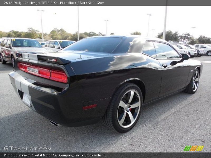 Pitch Black / Dark Slate Gray 2012 Dodge Challenger SRT8 392
