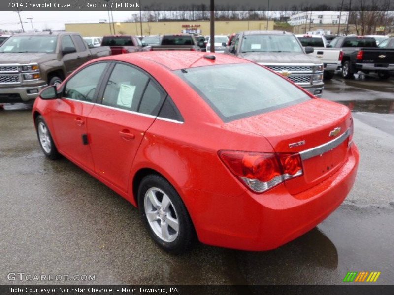 Red Hot / Jet Black 2014 Chevrolet Cruze LT