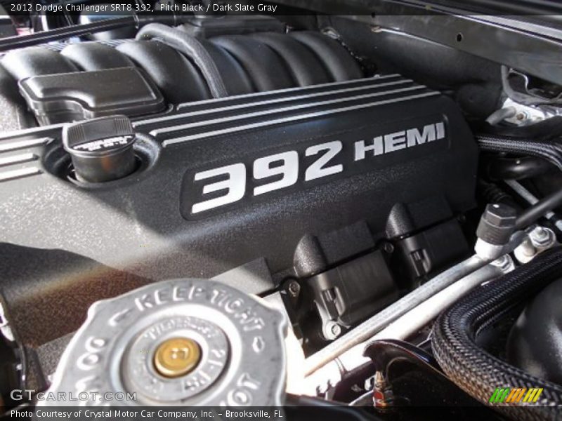 Pitch Black / Dark Slate Gray 2012 Dodge Challenger SRT8 392