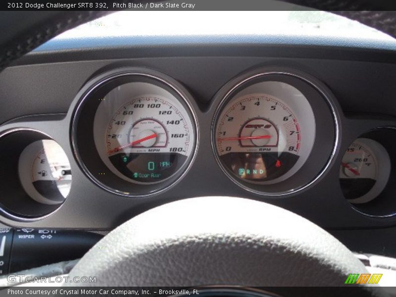 Pitch Black / Dark Slate Gray 2012 Dodge Challenger SRT8 392