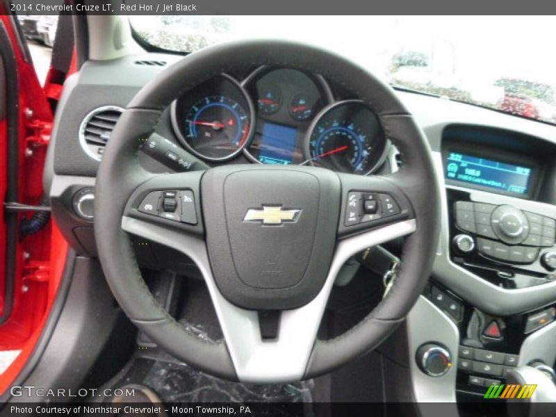 Red Hot / Jet Black 2014 Chevrolet Cruze LT