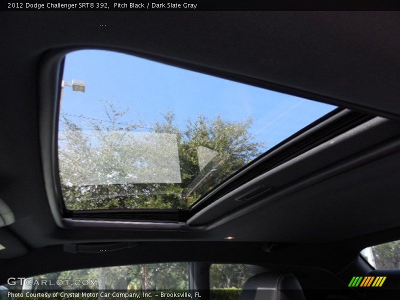 Pitch Black / Dark Slate Gray 2012 Dodge Challenger SRT8 392