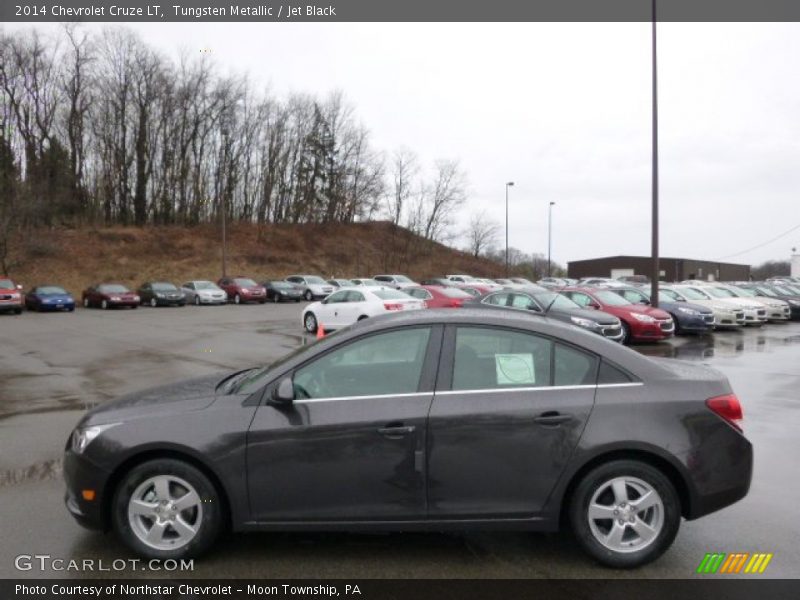 Tungsten Metallic / Jet Black 2014 Chevrolet Cruze LT