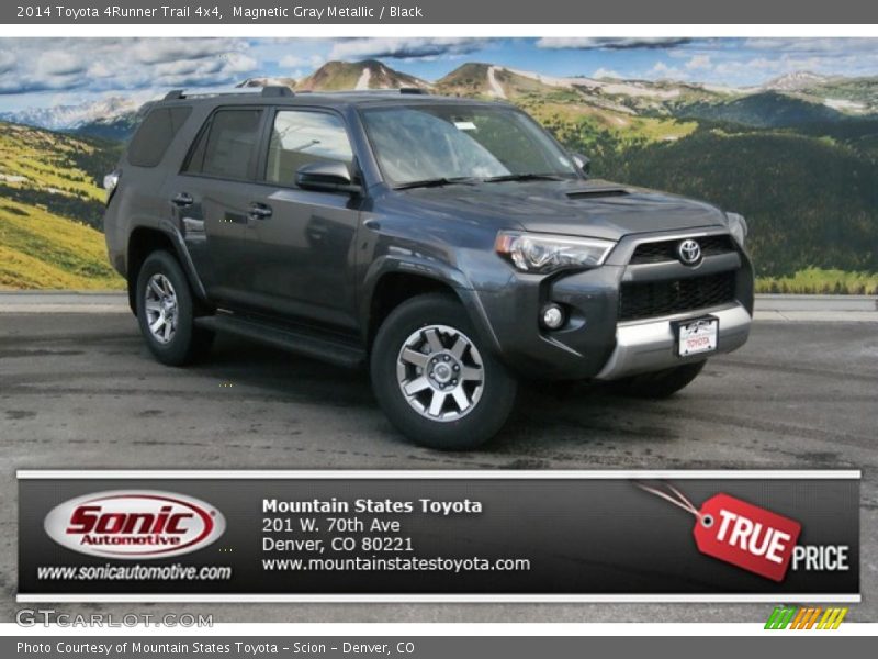 Magnetic Gray Metallic / Black 2014 Toyota 4Runner Trail 4x4