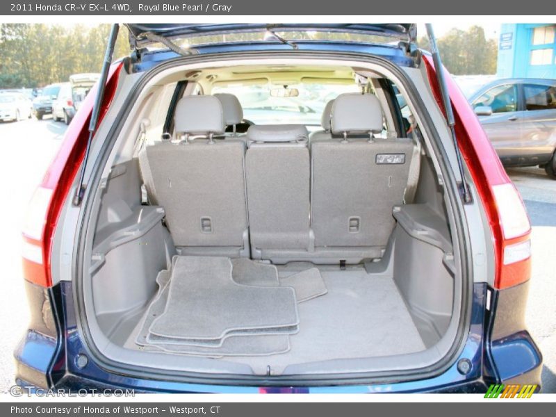 Royal Blue Pearl / Gray 2011 Honda CR-V EX-L 4WD