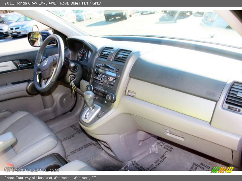 Royal Blue Pearl / Gray 2011 Honda CR-V EX-L 4WD