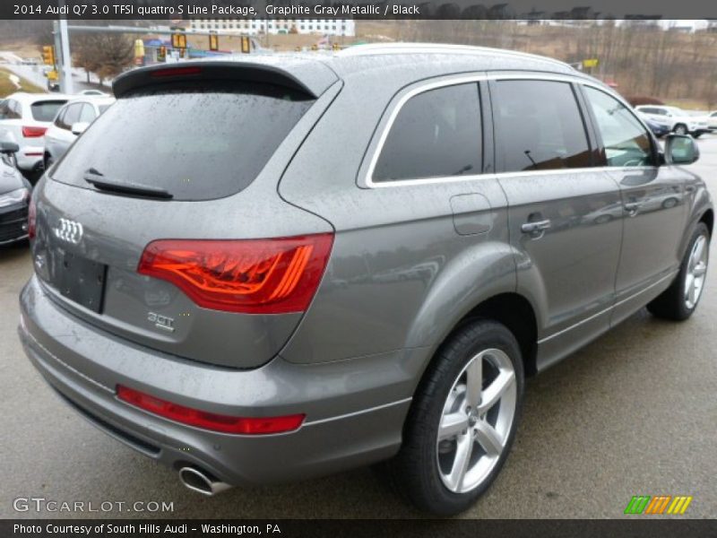 Graphite Gray Metallic / Black 2014 Audi Q7 3.0 TFSI quattro S Line Package