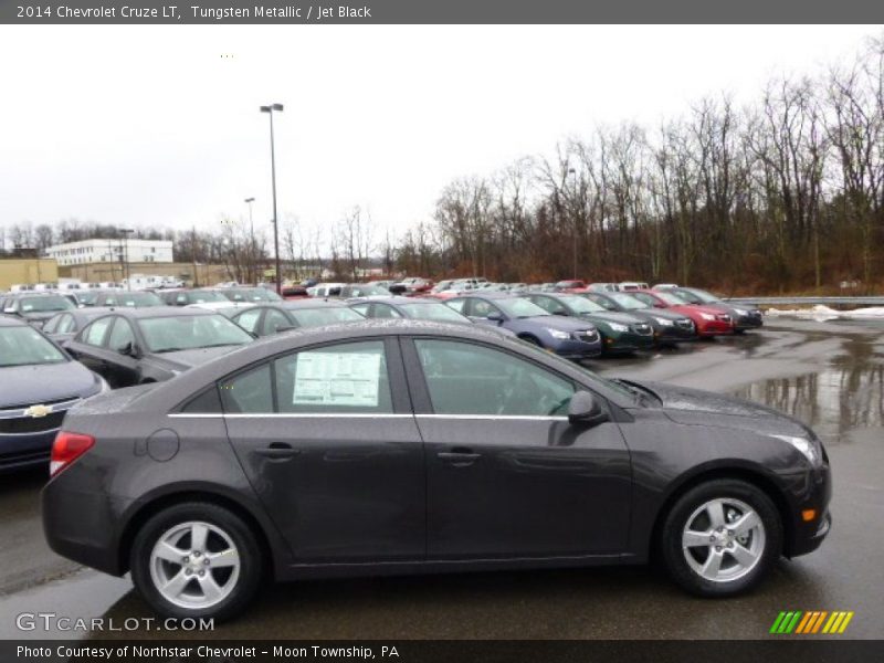 Tungsten Metallic / Jet Black 2014 Chevrolet Cruze LT