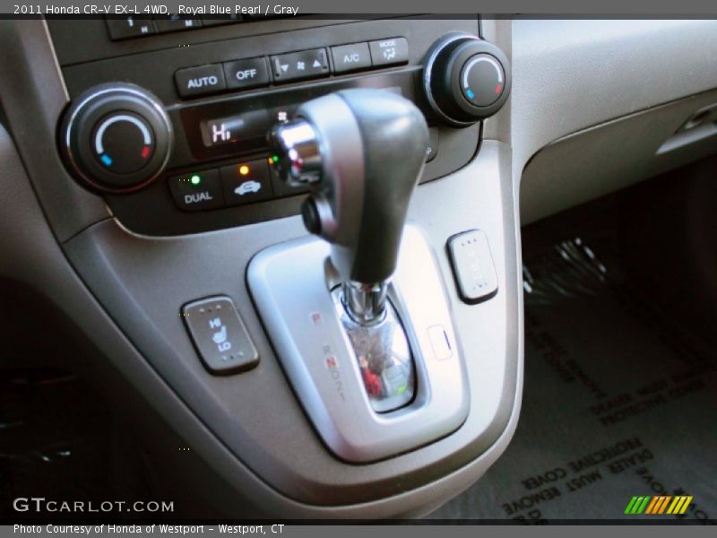 Royal Blue Pearl / Gray 2011 Honda CR-V EX-L 4WD