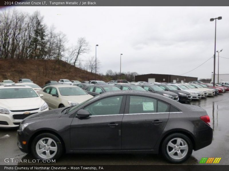 Tungsten Metallic / Jet Black 2014 Chevrolet Cruze LT