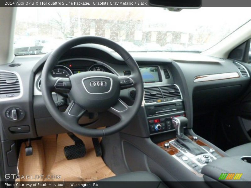 Graphite Gray Metallic / Black 2014 Audi Q7 3.0 TFSI quattro S Line Package