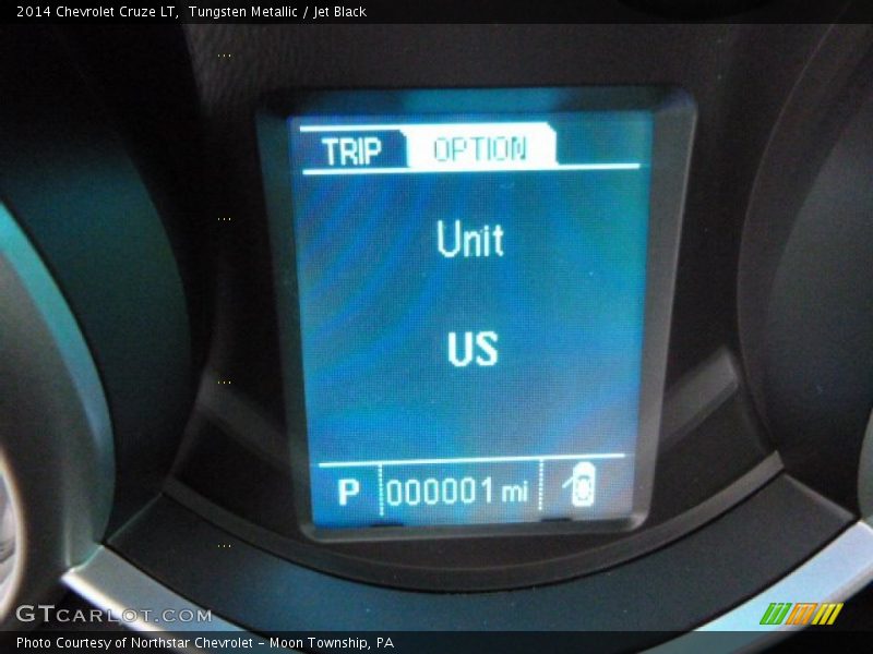 Tungsten Metallic / Jet Black 2014 Chevrolet Cruze LT