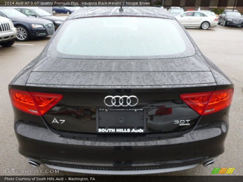 Havanna Black Metallic / Nougat Brown 2014 Audi A7 3.0T quattro Premium Plus