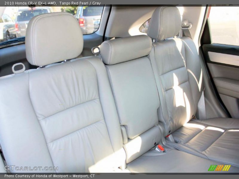 Tango Red Pearl / Gray 2010 Honda CR-V EX-L AWD