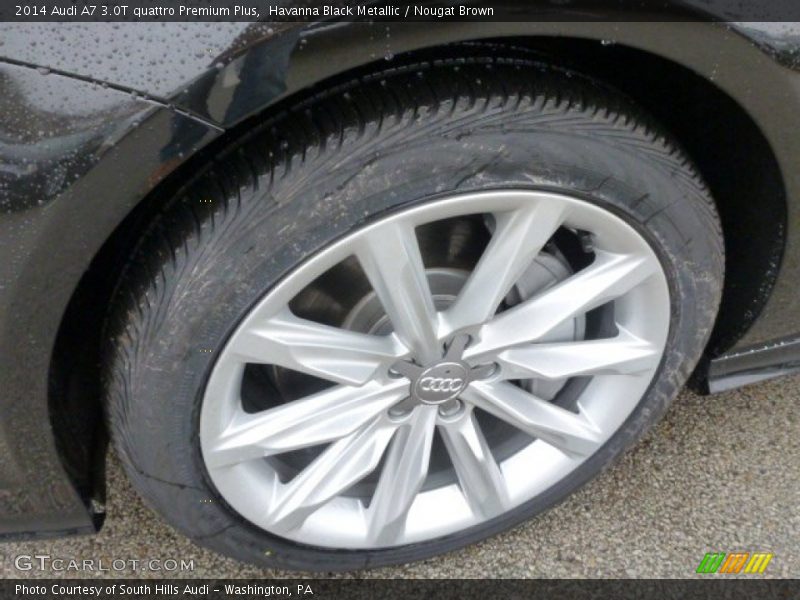 Havanna Black Metallic / Nougat Brown 2014 Audi A7 3.0T quattro Premium Plus