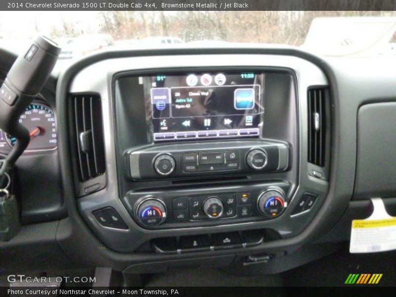 Brownstone Metallic / Jet Black 2014 Chevrolet Silverado 1500 LT Double Cab 4x4