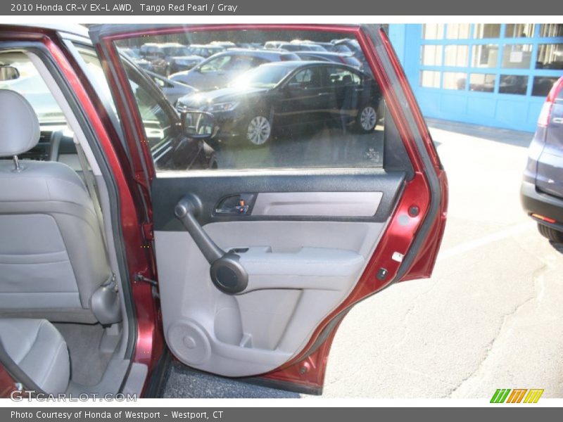 Tango Red Pearl / Gray 2010 Honda CR-V EX-L AWD