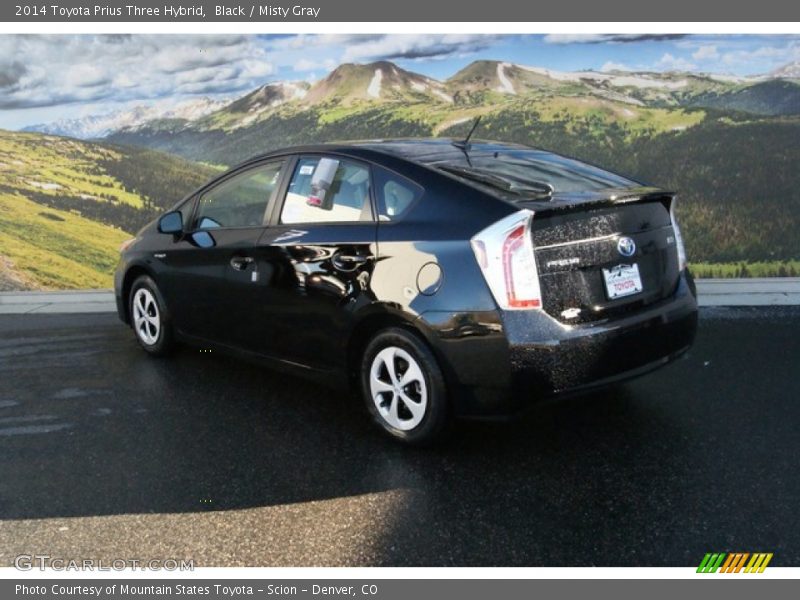 Black / Misty Gray 2014 Toyota Prius Three Hybrid
