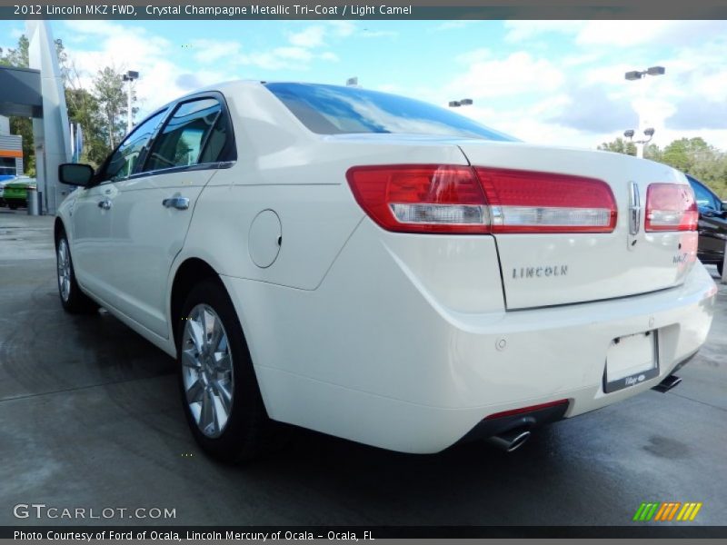 Crystal Champagne Metallic Tri-Coat / Light Camel 2012 Lincoln MKZ FWD