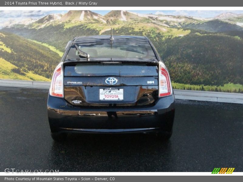 Black / Misty Gray 2014 Toyota Prius Three Hybrid