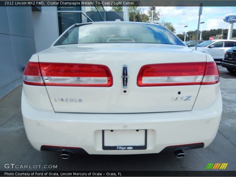 Crystal Champagne Metallic Tri-Coat / Light Camel 2012 Lincoln MKZ FWD