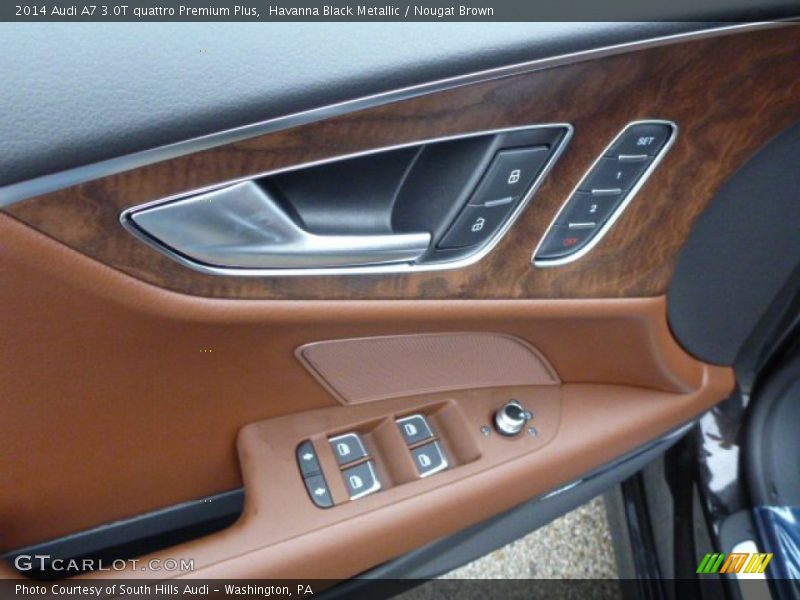 Havanna Black Metallic / Nougat Brown 2014 Audi A7 3.0T quattro Premium Plus