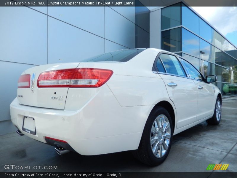 Crystal Champagne Metallic Tri-Coat / Light Camel 2012 Lincoln MKZ FWD