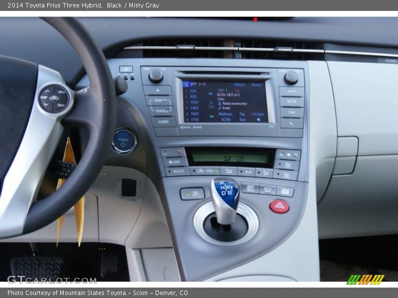 Black / Misty Gray 2014 Toyota Prius Three Hybrid