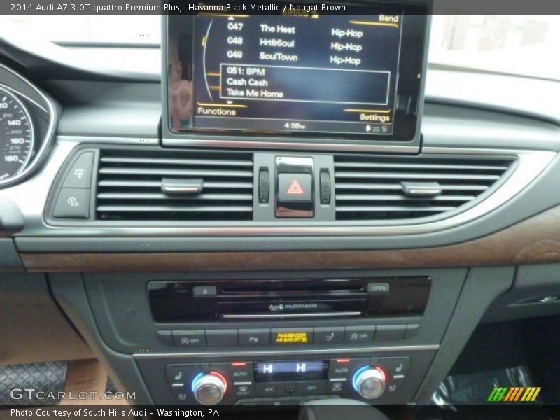 Havanna Black Metallic / Nougat Brown 2014 Audi A7 3.0T quattro Premium Plus