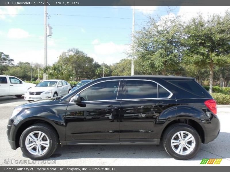 Black / Jet Black 2013 Chevrolet Equinox LS