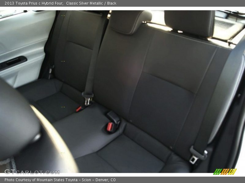 Classic Silver Metallic / Black 2013 Toyota Prius c Hybrid Four