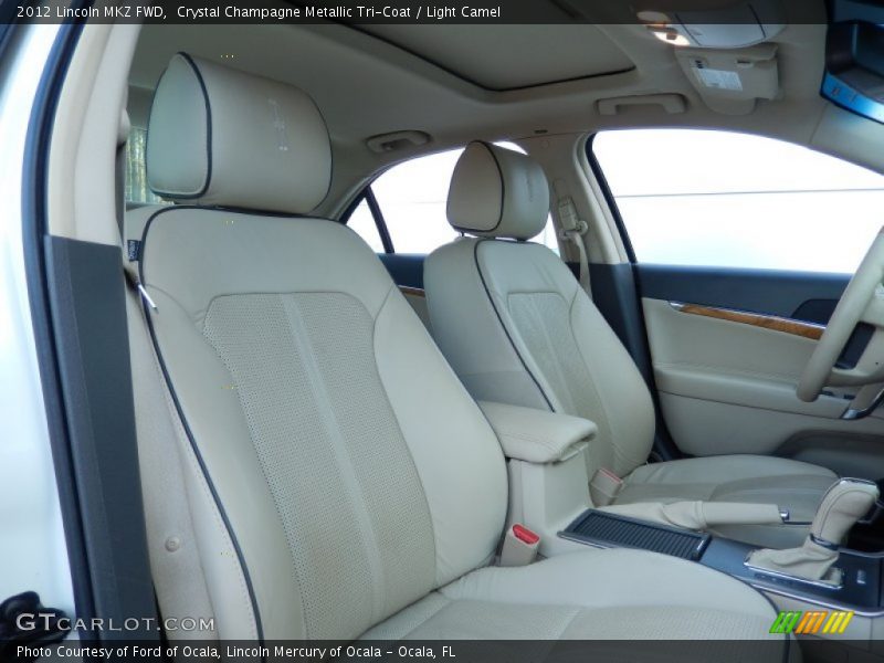 Crystal Champagne Metallic Tri-Coat / Light Camel 2012 Lincoln MKZ FWD