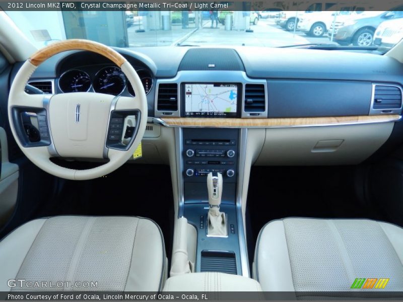 Crystal Champagne Metallic Tri-Coat / Light Camel 2012 Lincoln MKZ FWD