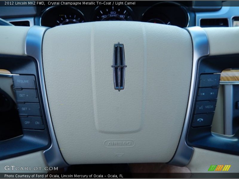 Crystal Champagne Metallic Tri-Coat / Light Camel 2012 Lincoln MKZ FWD