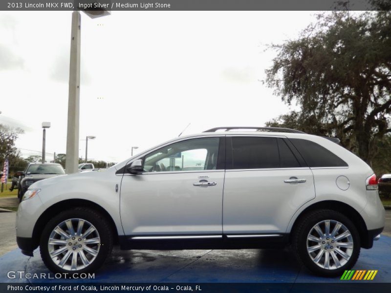 Ingot Silver / Medium Light Stone 2013 Lincoln MKX FWD