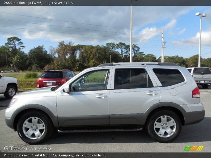 Bright Silver / Gray 2009 Kia Borrego EX V6