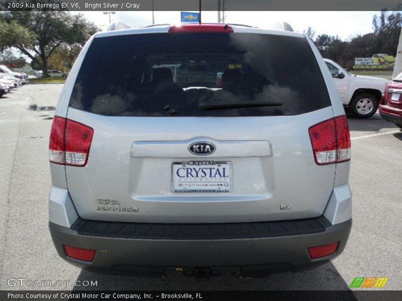 Bright Silver / Gray 2009 Kia Borrego EX V6