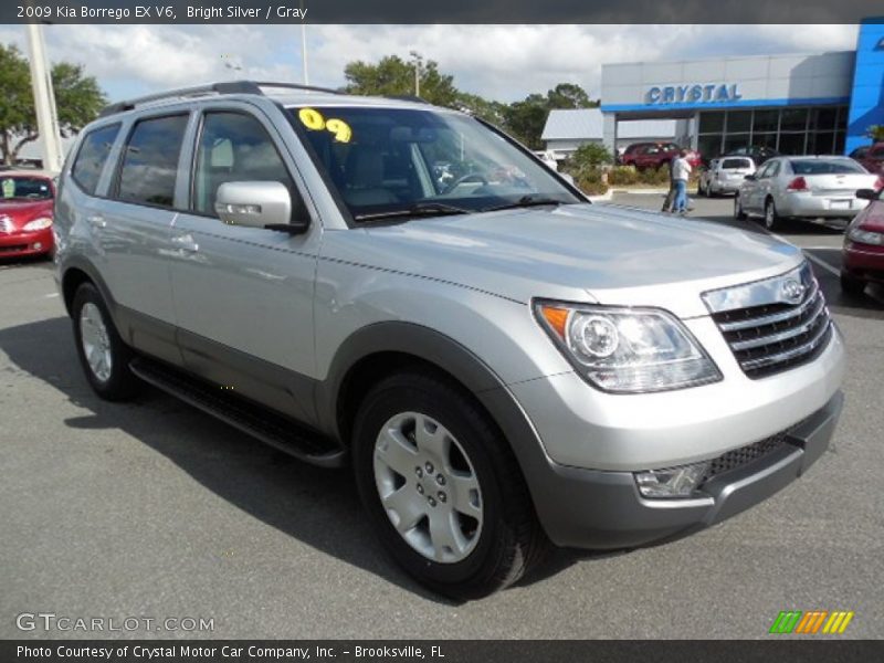 Bright Silver / Gray 2009 Kia Borrego EX V6