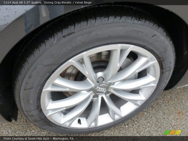 Oolong Gray Metallic / Velvet Beige 2014 Audi A8 3.0T quattro