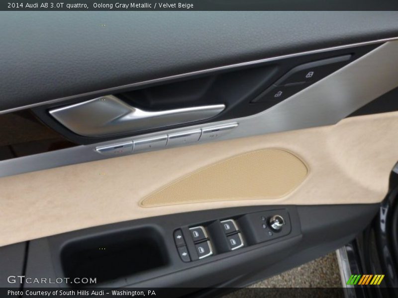 Oolong Gray Metallic / Velvet Beige 2014 Audi A8 3.0T quattro