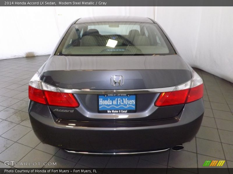 Modern Steel Metallic / Gray 2014 Honda Accord LX Sedan