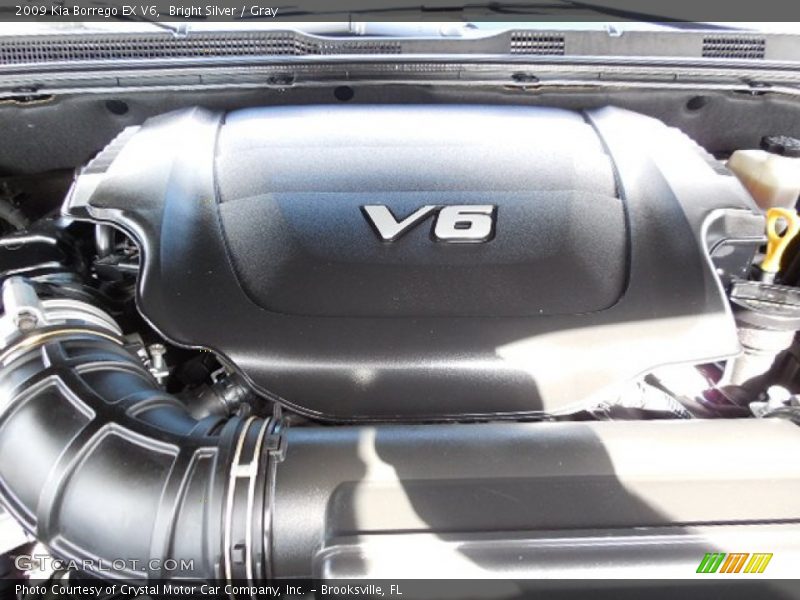 Bright Silver / Gray 2009 Kia Borrego EX V6