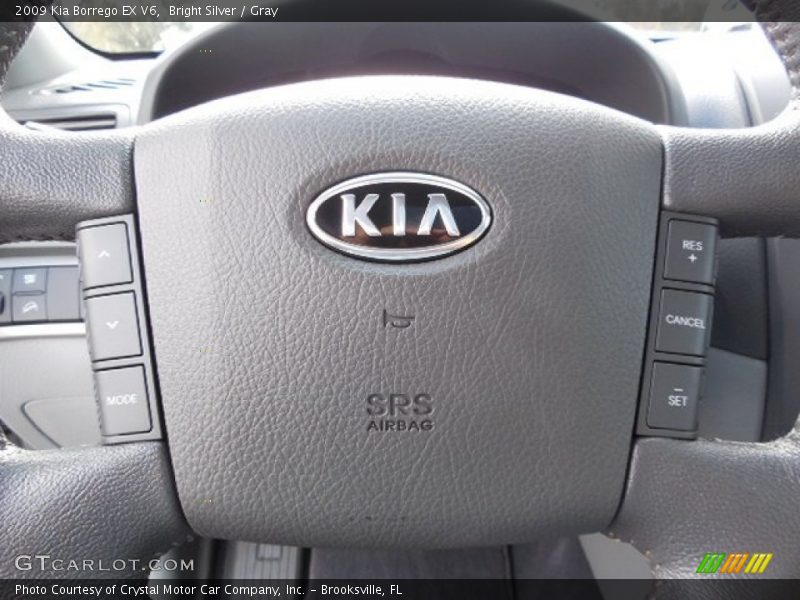 Bright Silver / Gray 2009 Kia Borrego EX V6