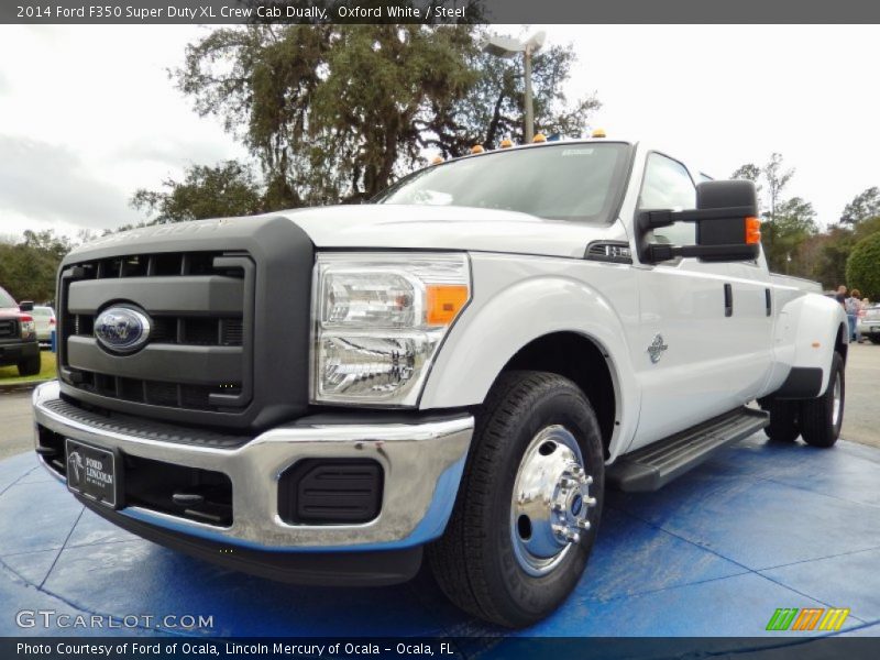 Oxford White / Steel 2014 Ford F350 Super Duty XL Crew Cab Dually