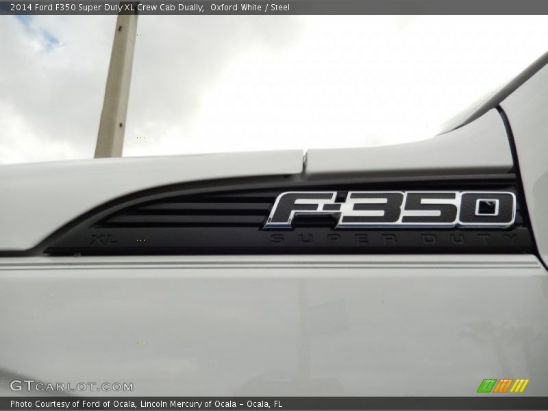 Oxford White / Steel 2014 Ford F350 Super Duty XL Crew Cab Dually