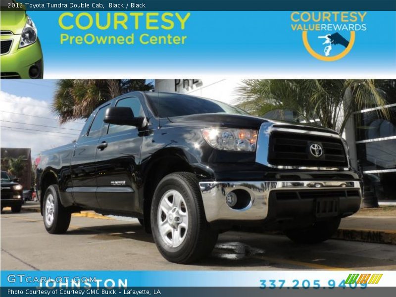 Black / Black 2012 Toyota Tundra Double Cab