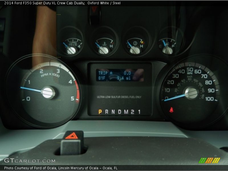  2014 F350 Super Duty XL Crew Cab Dually XL Crew Cab Dually Gauges